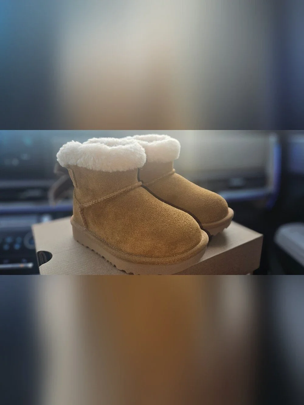 Ugg Toddler Mini Bailey Mixed Bow Sz 9 Toddlers